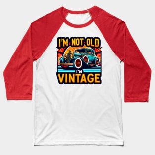 Vintage Car Baseball T-Shirt